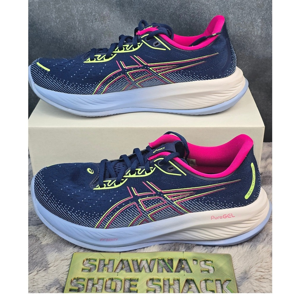 ASICS Gel-Cumulus 26 Limited Edition Blue Expanse Pink Rave Womens 9.5